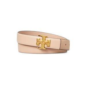 TORY BURCH Kira Logo Belt Size Small in Devon Sand